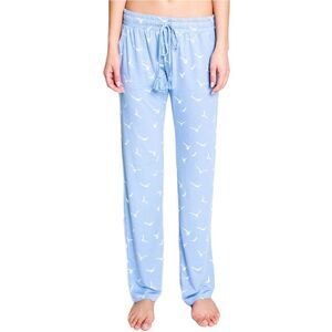 P.J. Salvage Womens In Flight Pajama Lounge Pants, Blue, S, DM